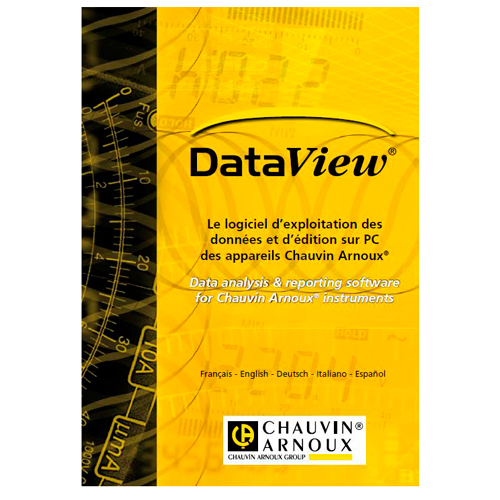 DataView ПО — программное обеспечение для управления и записи результатов измерений всеми приборами Chauvin Arnoux