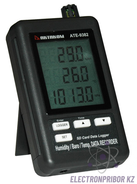 АТЕ-9382 — измеритель-регистратор температуры, влажности и атмосферного давления с временными метками